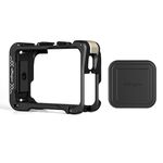 Per Insta360 Ace Pro 2 / Ace Pro Camera AMagisn Gabbia metallica a sgancio rapido Telaio protettivo per riprese orizzontali e verticali (nero)