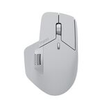Mouse wireless Rapoo a tripla modalità, ergonomico, per desktop, laptop, ufficio, colore: MT760 grigio