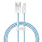 BASEUS CALD000403 Dynamic Series 2.4A USB a 8 PIN Cavo di ricarica rapido per ricarica, lunghezza del cavo: 1m (blu)