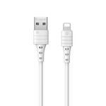 REMAX RC-179i 2.4A 8 Pin High Elastic TPE Cavo di ricarica rapido Cavo di ricarica, lunghezza: 1m (bianco)
