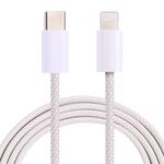 12W PD USB-C / Type-C a 8 pin Cavo dati, lunghezza del cavo: 1m (bianco)