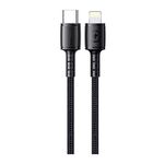 AWEI CL-118L 20W TYPE-C / USB-C a 8 pin Cavo dati di ricarica rapida, lunghezza: 1M (nero)