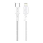 AWEI CL-118L 20W TYPE-C / USB-C a 8 pin Cavo dati di ricarica rapida, lunghezza: 1 m (bianco)