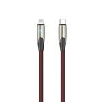 AWEI CL-119L TYPE-C / USB-C a 8 pin Cavo di ricarica rapida intrecciata, lunghezza: 1M (rosso)
