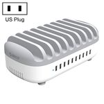 ORICO DUK-10P-DX 120W 5V 2.4A 10 porte USB di ricarica, plug US (bianco)