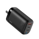 REMAX RP-U55 Territory Series 65W USB + doppia interfaccia USB-C / Type-C Caricabatterie rapido, specifica: spina CN (nera)
