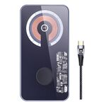 Caricabatterie wireless magnetico TOTU CACW-065 serie Ming 2 in 1 (grigio)