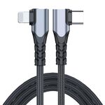 ADC-009 Cavo dati da 20 W USB-C/Type-C a doppio gomito a 8 pin, lunghezza: 2 m