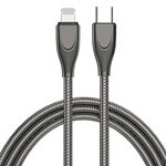 ADC-009 USB-C / Type-C a 8 Pin Tubo in lega di zinco Cavo di ricarica rapido Cavo di ricarica, lunghezza del cavo: 1m (pistola)