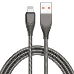 ADC-009 USB a 8 Pin Tubo in lega di zinco Cavo di ricarica rapido Cavo dati, lunghezza del cavo: 1m (pistola)