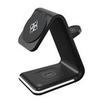 Caricabatterie verticale wireless magnetico B17 3 in 1 (nero)