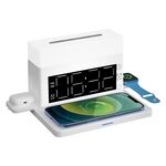 Caricabatterie wireless multifunzionale N65 6 in 1 (bianco)
