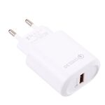 Caricabatterie rapido USB LZ-2117 18W QC3.0 3.1A, spina europea (bianco)