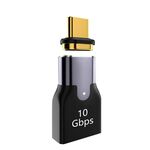 Adattatore di ricarica magnetico dritto da USB femmina a USB-C/Type-C maschio da 10 Gbps