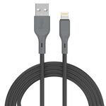 Ivone Ca78 2.4a Cavo dati di ricarica rapida a 8 pin, lunghezza: 1m (nero)
