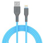 Ivone Ca78 2.4a Cavo dati di ricarica veloce a 8 pin, lunghezza: 1m (blu)
