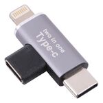 USB-C / Type-C femmina a 8 pin maschio + USB-C / Type-C convertitore maschio