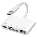 NK108LTC 4 in 1 USB-C maschio a SD + TF + USB + lettore fotocamera tipo C femmina