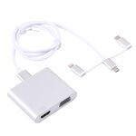 7585D 3 in 1 adattatore docking digitale HDTV supporta HDMI VGA AUX e ricarica