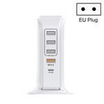 Cellulare PD-36W + PD3.0 QC3.0 4 porte USB di ricarica a vela Multi Port Charger, spina EU