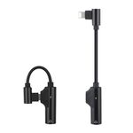 Enkay ENK-AT109 Maschio da 8 pin a doppio cavo di trasferimento dei dati dell'adattatore da 8 pin (nero)