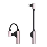 Enkay ENK-AT109 Maschio da 8 pin a doppio cavo di trasferimento dei dati dell'adattatore da 8 pin (rosa)