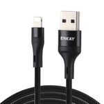Enkay ENK-CB118 1M USB da 3.0 a 8 pin 3A Cavo dati di sincronizzazione rapida (nero)