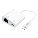 ENKAY Hat-Prince 2 in 1 8 pin maschio a femmina 8 pin + adattatore di rete LAN Ethernet RJ45