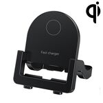 Caricatore veloce verticale verticale kH-18 15W con supporto per telefono (nero)