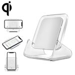 A9191 10W 3 in 1 Caricabatterie wireless verticale multifunzionale (bianco)