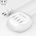 USB Caricatore multi-porto cellulare Carica rapida Adattatore Fast Adapter 4 Interfaccia USA