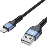 QGeeM MF01 Cavo dati di ricarica rapida da USB-A a 8 pin per telefono, lunghezza: 1 m