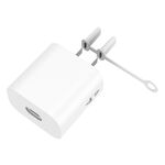 Per la custodia protettiva in silicone per caricabatterie Apple Series 18W e 20W AC01 (bianco)