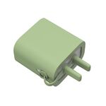Per la custodia protettiva in silicone per caricabatterie Apple Series 18W e 20W AC01 (verde Matcha)