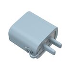 Custodia protettiva in silicone per caricabatterie Huawei Honor 40W AC01 (nebbia blu)