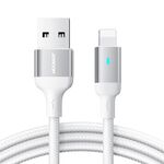 JOYROOM S-UL012A10 Cavo dati di ricarica rapida da 2,4 A USB-A a 8 pin serie straordinaria, lunghezza cavo: 3 m (bianco)