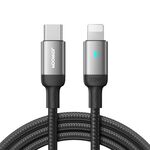 JOYROOM S-CL020A10 Cavo dati di ricarica rapida da 20 W USB-C / Type-C a 8 pin serie straordinaria, lunghezza cavo: 1,2 m (nero)