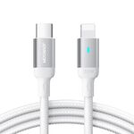 JOYROOM S-CL020A10 Cavo dati di ricarica rapida da 20 W USB-C / Type-C a 8 pin serie straordinaria, lunghezza cavo: 1,2 m (bianco)