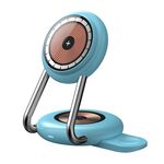 Caricabatterie wireless magnetico trasparente N21 15W 3 in 1 (blu)