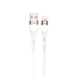 Cavo dati TOTU serie CB-2 da USB a 8 pin in lega di alluminio Skin Feel, lunghezza: 1 m (bianco)