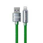 WK WDC-203i Cavo dati da USB a 8 pin da 2,4 A, lunghezza: 1 m (verde)
