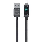 WK WDC-06i Cavo dati da USB a 8 pin per display digitale da 2,4 A, lunghezza: 1 m (nero)