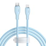 Baseus Pudding Series 20W Type-C a 8 pin Cavo dati di ricarica rapida, lunghezza: 1,2 m (blu)