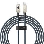 Baseus Unbreakable Series 20W Type-C a 8 pin Cavo dati di ricarica rapida, lunghezza: 2 m (bianco)