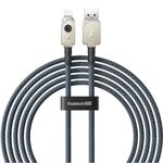 Cavo dati Baseus Unbreakable Series 2.4A USB a 8 pin per ricarica rapida, lunghezza: 2 m (bianco)