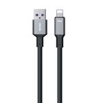 Cavo dati in silicone WK WDC-17 da USB a 8 pin da 2,4 A, lunghezza: 1,2 m (nero)