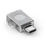 Adattatore multifunzione da USB a USB-C/Tipo-C (Argento)