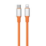 Cavo dati in silicone WK WDC-17 PD da 20 W USB-C/Type-C a 8 pin, lunghezza: 1,2 m (arancione)