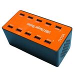 Stazione di ricarica intelligente USB A5B 50 W 10 porte con indicatore luminoso (spina UE)