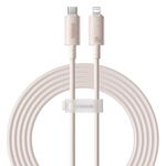 Cavo dati di ricarica rapida Baseus USB-C / Type-C a 8 pin 20 W, lunghezza cavo: 2 m (rosa)